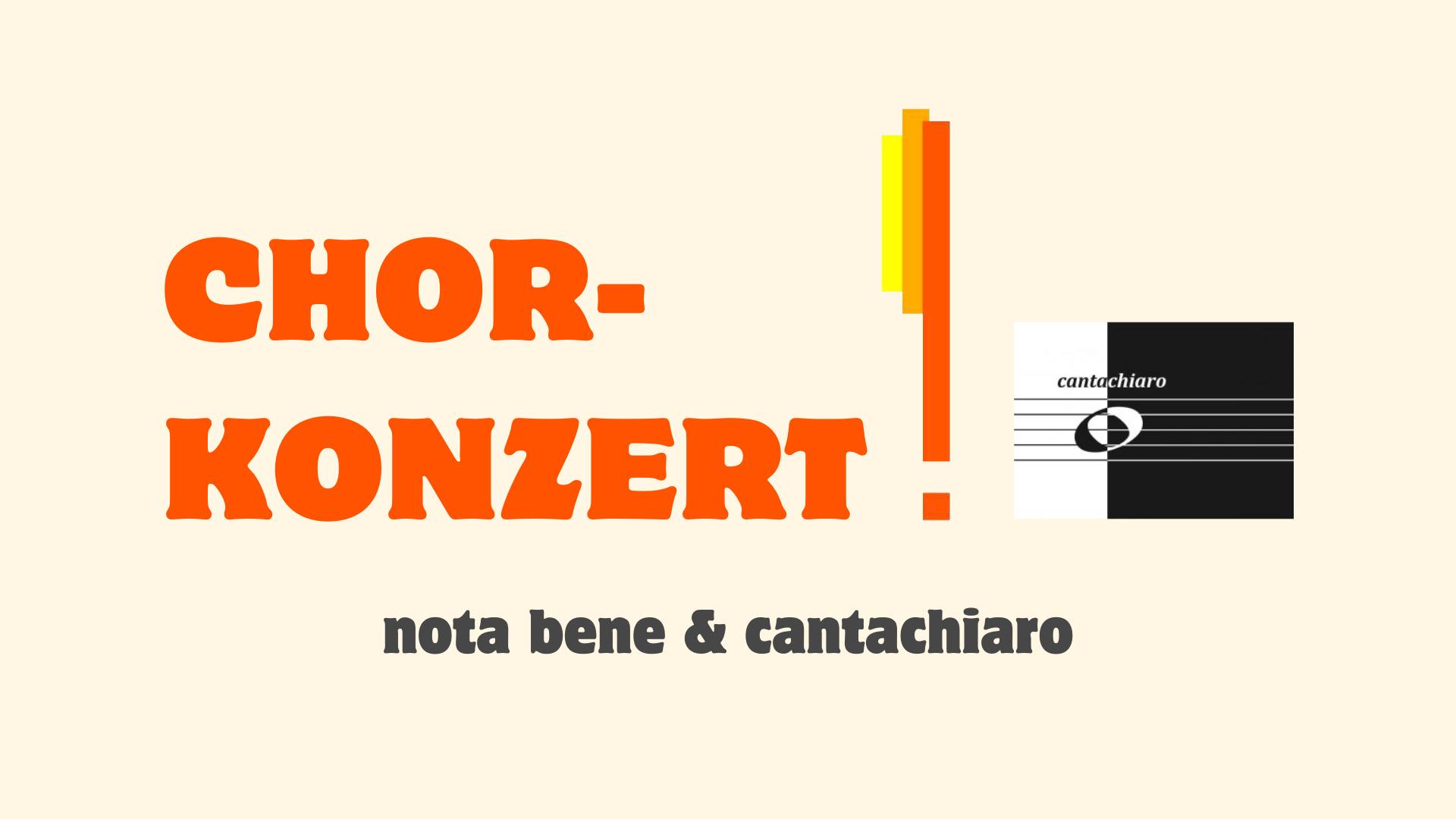 Konzert nota bene & cantachiaro in Graz